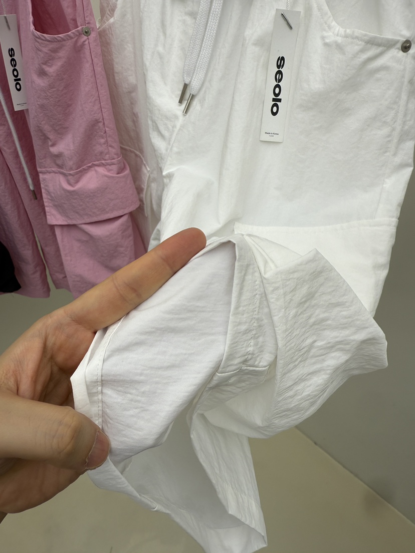 SEOLO韓國直郵實拍女裝新品26夏季推薦時尚熱賣人氣短褲尼龍Seolo seoul短褲