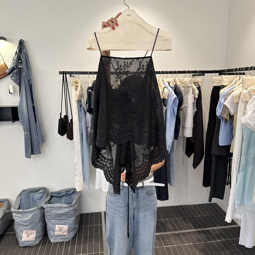 FIND-P東大門實拍韓國女裝新品熱賣休閑人氣時尚吊帶背心FIND-P吊帶/背心圖色2