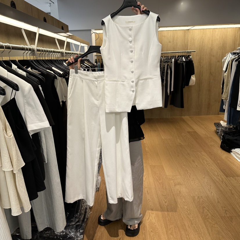 LEFANCY韓國直郵女士新品時尚人氣熱賣26夏季推薦休閑褲亞麻LEFANCY休閑褲