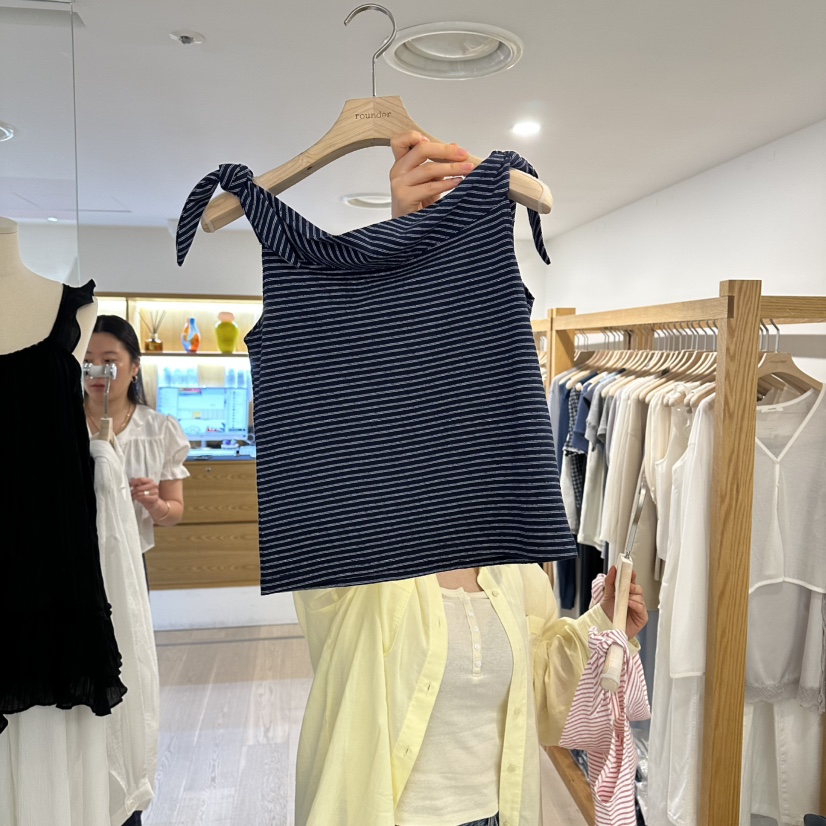 ROUNDER韓國直郵女裝新品人氣26夏季休閑時尚熱賣吊帶背心ROUNDER吊帶/背心圖色2