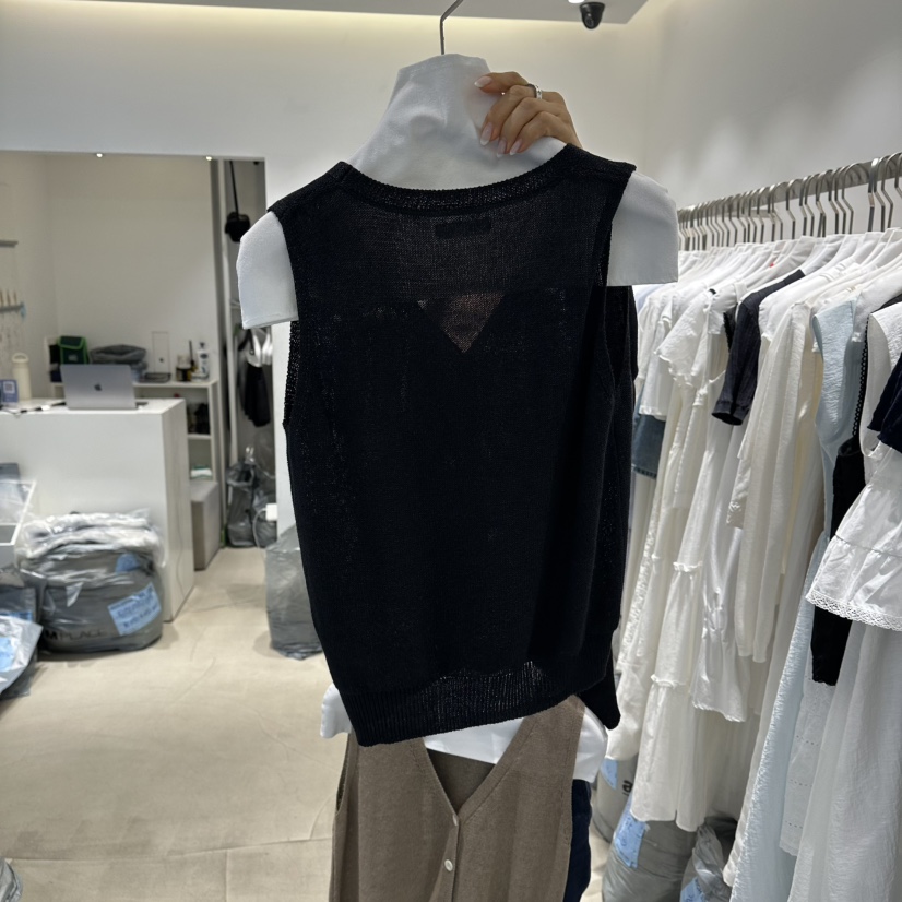 RICH SISTER韓國直郵實拍女裝新品時尚馬甲不含內搭V領紐扣RICH SISTER馬甲