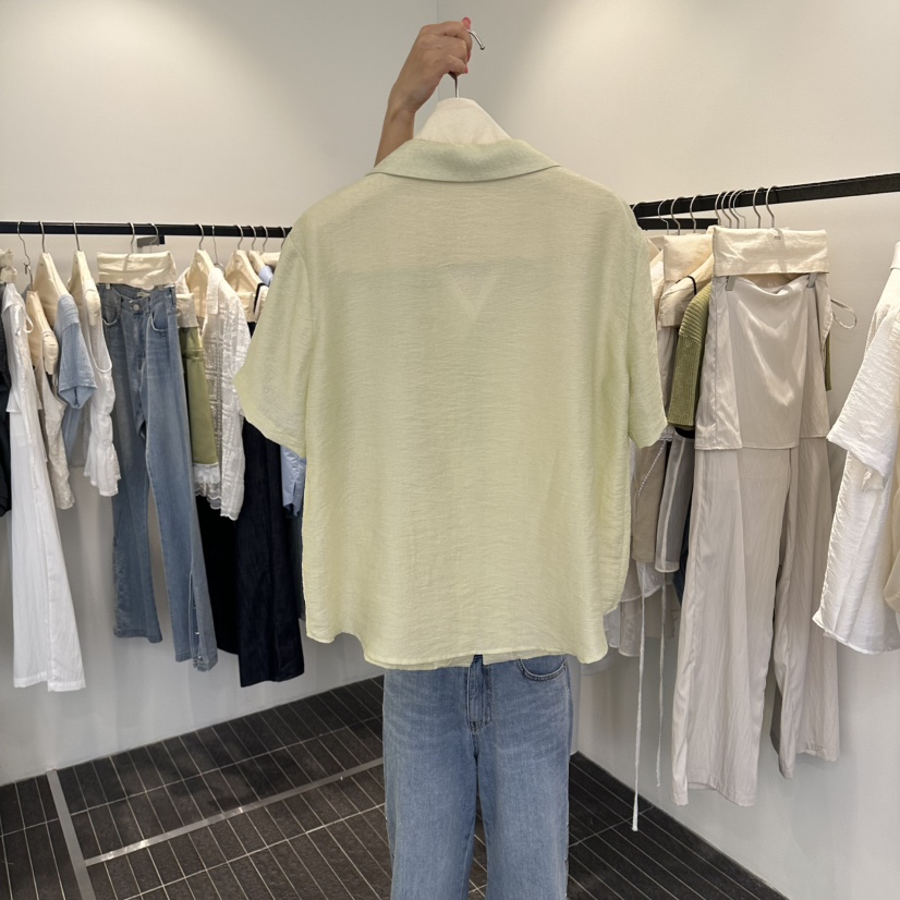 FIND-P韓國直郵女裝新品休閑人氣熱賣推薦26夏季襯衫蕾絲衫FIND-P襯衫/蕾絲衫