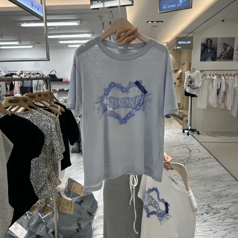 FORMING-P韓國代購女士新品26夏季熱賣時尚人氣推薦休閑T恤FORMING-PT恤圖色2