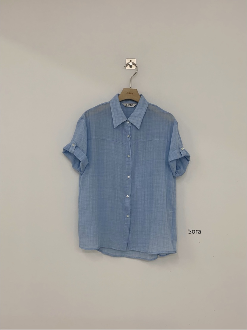 JUEDE韓國東大門代購女士新款26夏季襯衫蕾絲衫JUEDE襯衫/蕾絲衫圖色2