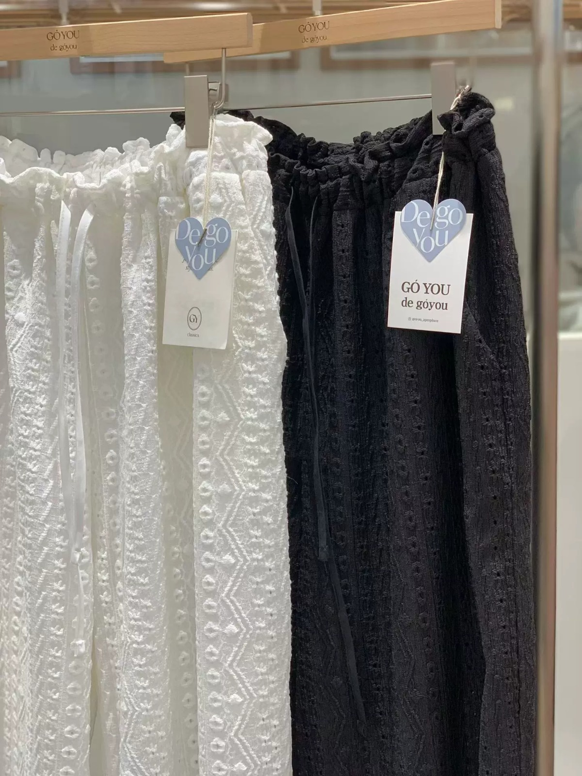 DE GO YOU韓國直郵女士新品休閑26春夏休閑褲闊腿褲寬松DE GO YOU休閑褲