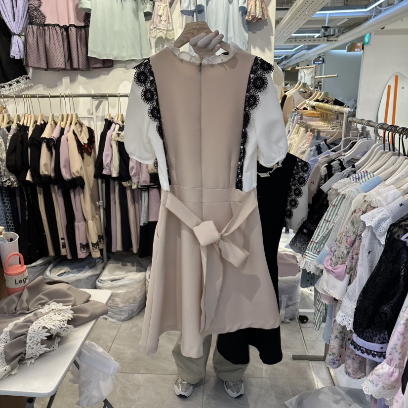 PAPA韓國東大門直郵女士新品人氣熱賣26夏季推薦休閑連衣裙Papaine/HALMADE連衣裙