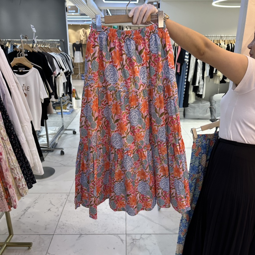 COCO HOLIC韓國東大門直郵女裝新品26夏季熱賣人氣休閑長裙COCO HOLIC長裙圖色2