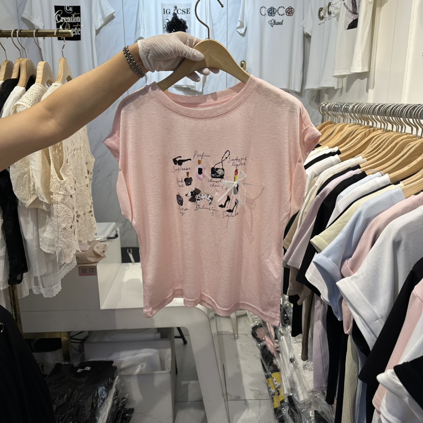 COCO HOLIC韓國東大門直郵女裝新款26夏季時尚推薦熱賣T恤COCO HOLICT恤圖色2
