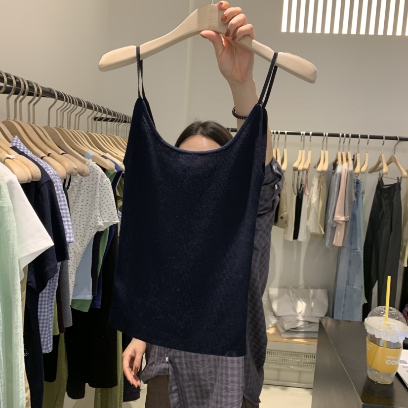 PLATE韓國直郵女士新品時尚推薦人氣休閑26夏季熱賣吊帶背心ANOTHER PLATE MOOD WEAR吊帶/背心圖色6