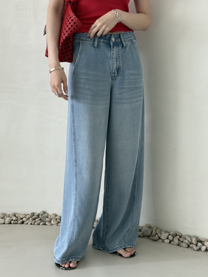 DEMAR韓國直郵實拍女裝新品時尚休閑26夏季推薦人氣牛仔褲DEMAR牛仔褲