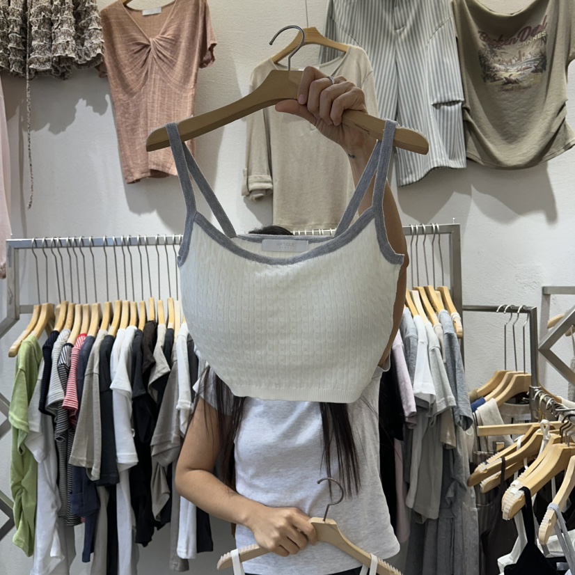 HIPTIQUE韓國東大門直郵女裝新品休閑時尚熱賣吊帶背心無袖HIPTIQUE吊帶/背心圖色2