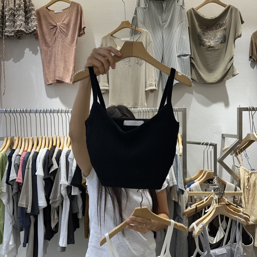 HIPTIQUE韓國東大門直郵女裝新品休閑時尚熱賣吊帶背心無袖HIPTIQUE吊帶/背心圖色4