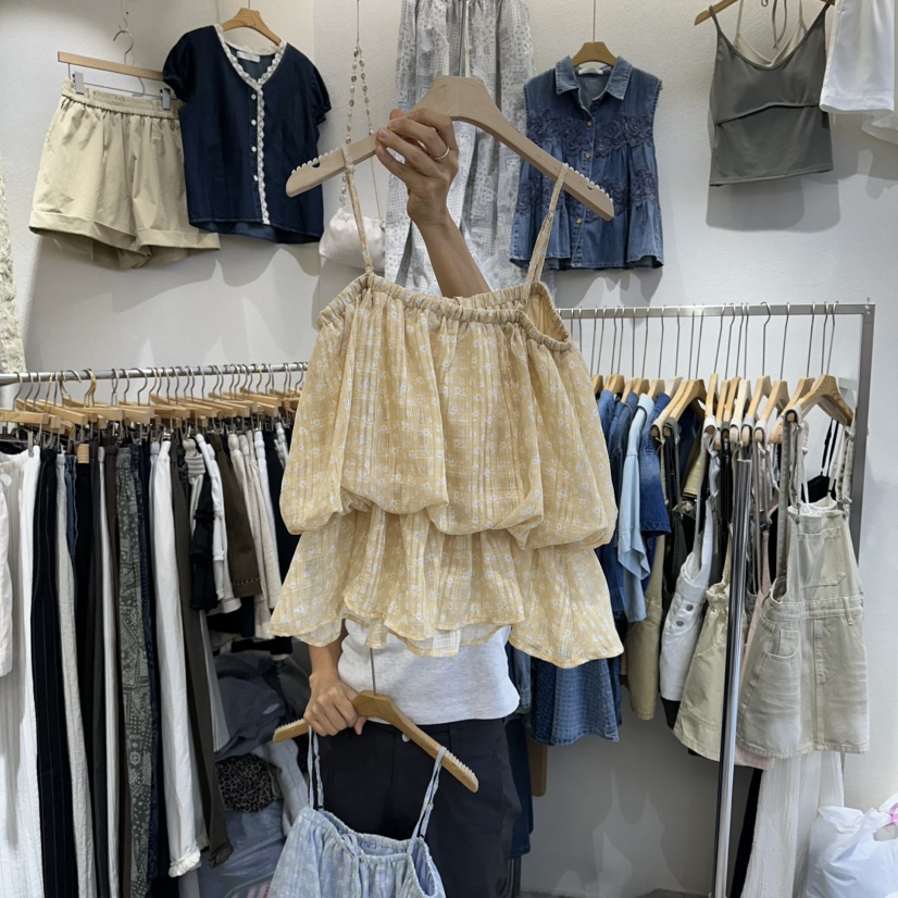 HIPTIQUE韓國東大門直郵女士新品休閑熱賣推薦26夏季吊帶背心HIPTIQUE吊帶/背心