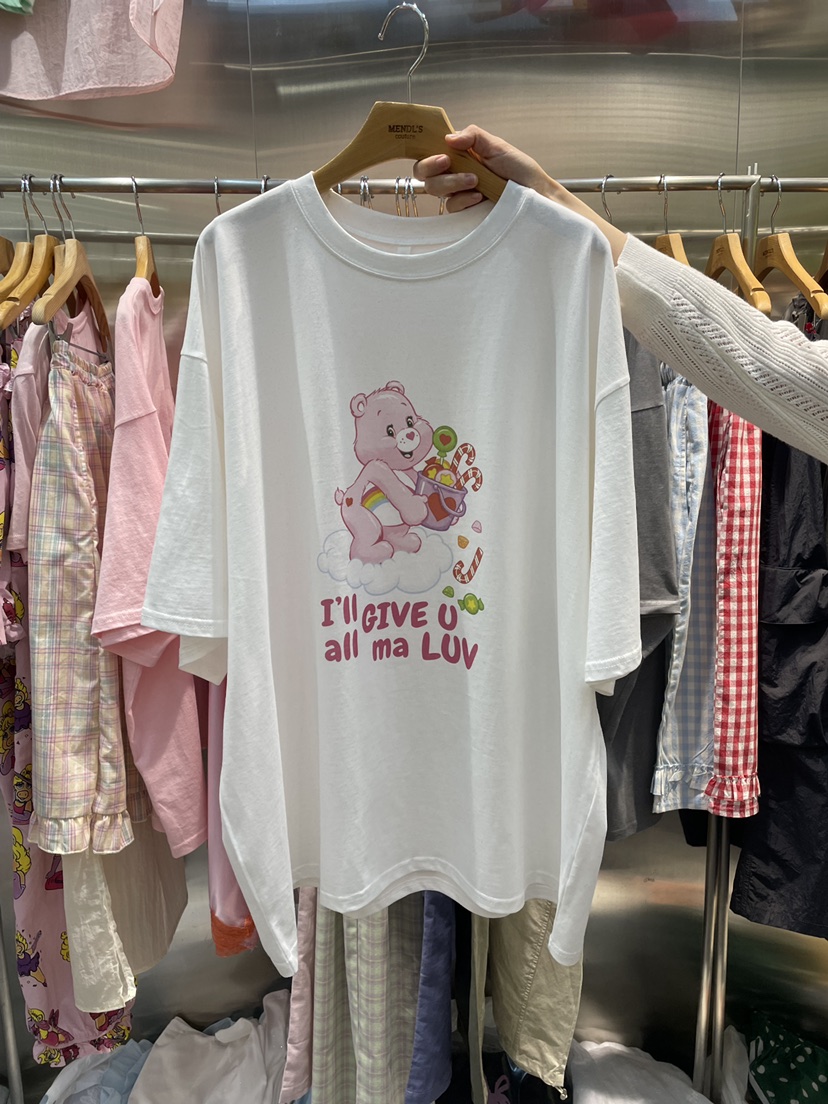 MENDL S東大門實拍韓國女士新品熱賣26夏季休閑人氣時尚T恤MENDL ST恤圖色1