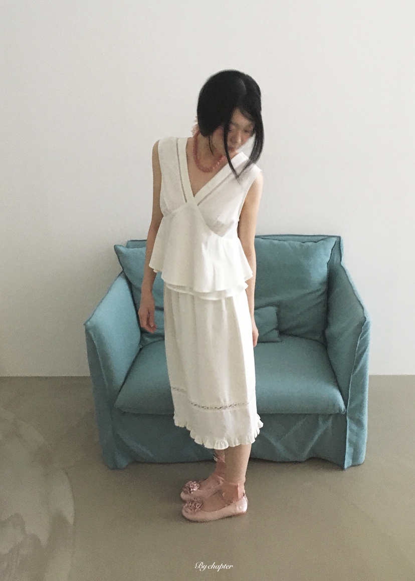 BY CHAPTER東大門實拍韓國女裝新品熱賣半身裙中短裙格紋BY Chapter半身裙/中短裙