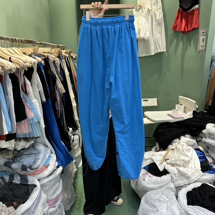 ROMANTIC NEWYORK韓國東大門直郵女士新品26夏季休閑褲復古ROMANTIC NEWYORK休閑褲