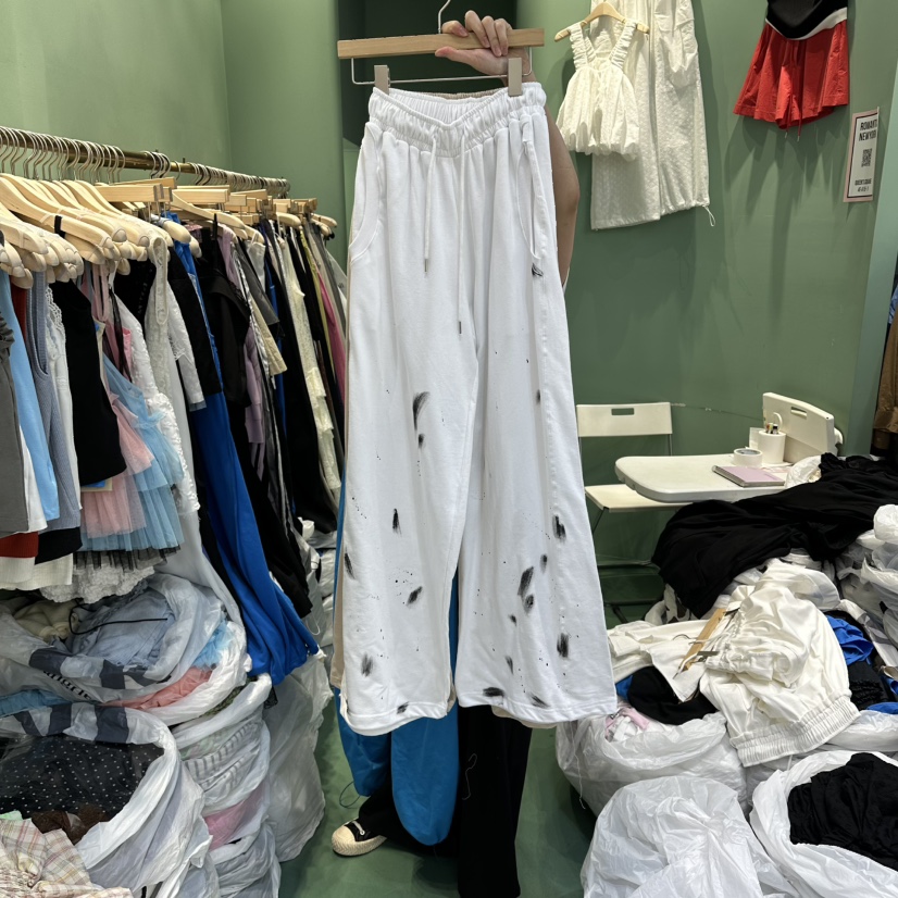 ROMANTIC NEWYORK韓國東大門直郵女士新品26夏季休閑褲復古ROMANTIC NEWYORK休閑褲圖色1