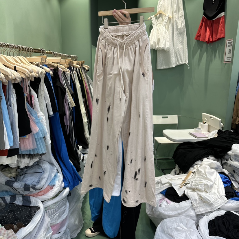 ROMANTIC NEWYORK韓國東大門直郵女士新品26夏季休閑褲復古ROMANTIC NEWYORK休閑褲圖色2