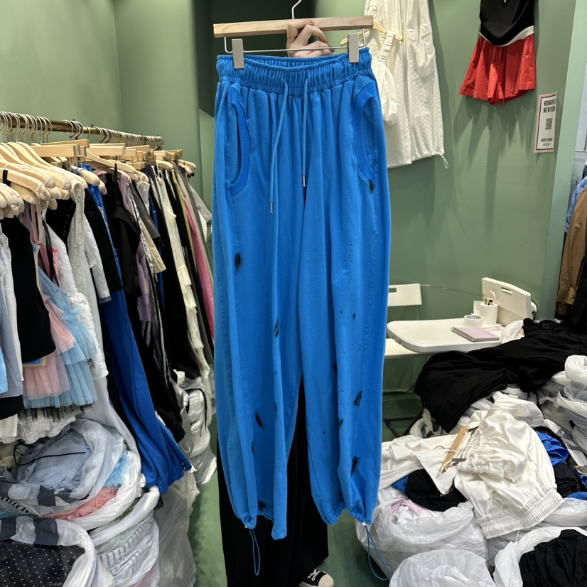 ROMANTIC NEWYORK韓國東大門直郵女士新品26夏季休閑褲復古ROMANTIC NEWYORK休閑褲圖色4