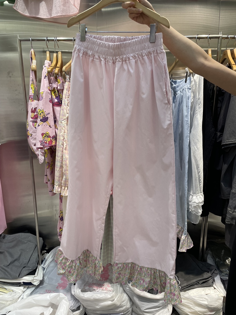 MENDL S韓國直郵實拍女士新品推薦熱賣人氣休閑休閑褲撞色MENDL S休閑褲圖色1
