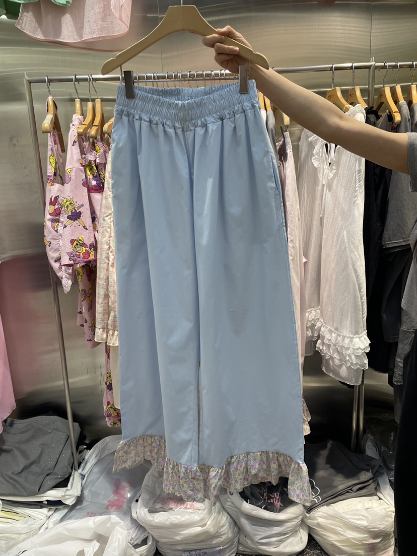 MENDL S韓國直郵實拍女士新品推薦熱賣人氣休閑休閑褲撞色MENDL S休閑褲圖色2