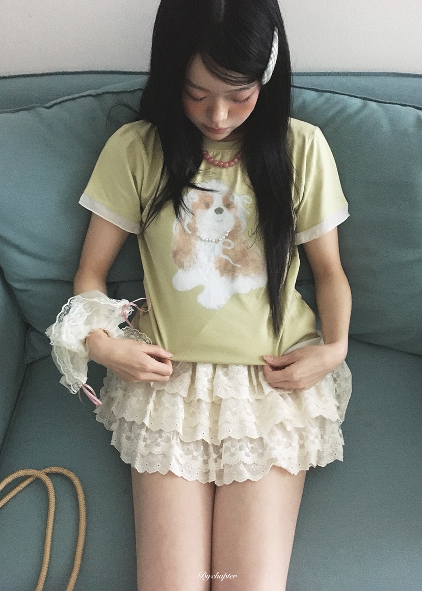 BY CHAPTER東大門實拍韓國女士新品休閑人氣熱賣T恤雪紡BY ChapterT恤