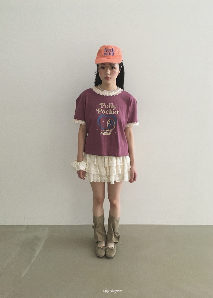 BY CHAPTER韓國東大門代購女士新品人氣時尚26夏季T恤口袋BY ChapterT恤