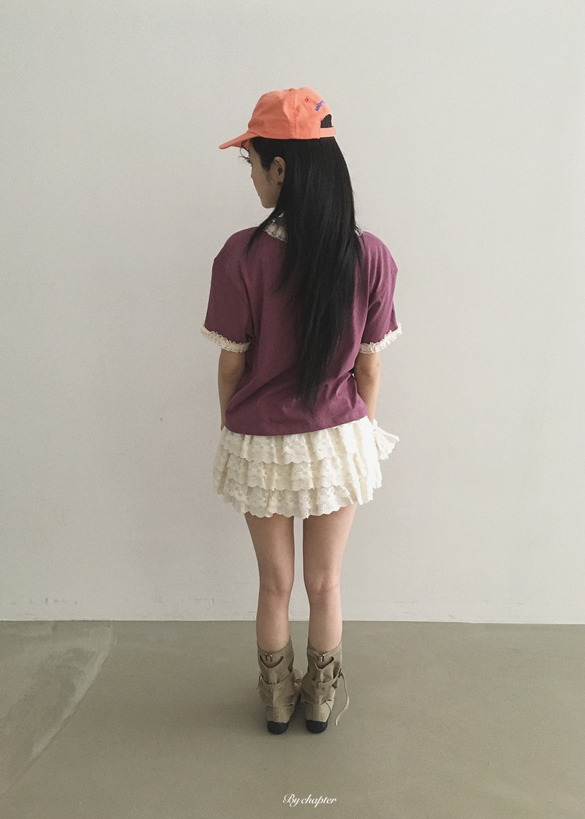 BY CHAPTER韓國東大門代購女士新品人氣時尚26夏季T恤口袋BY ChapterT恤