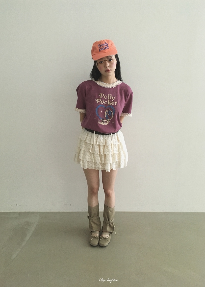 BY CHAPTER韓國東大門代購女士新品人氣時尚26夏季T恤口袋BY ChapterT恤