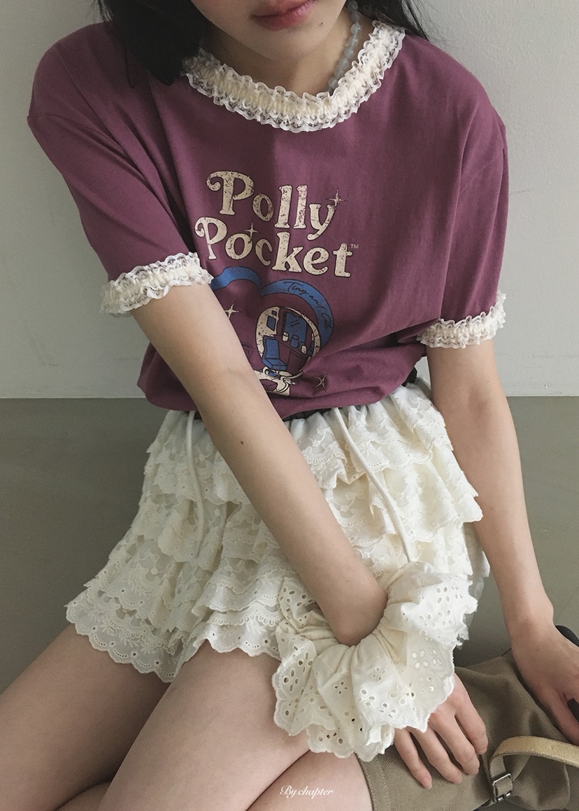 BY CHAPTER韓國東大門代購女士新品人氣時尚26夏季T恤口袋BY ChapterT恤