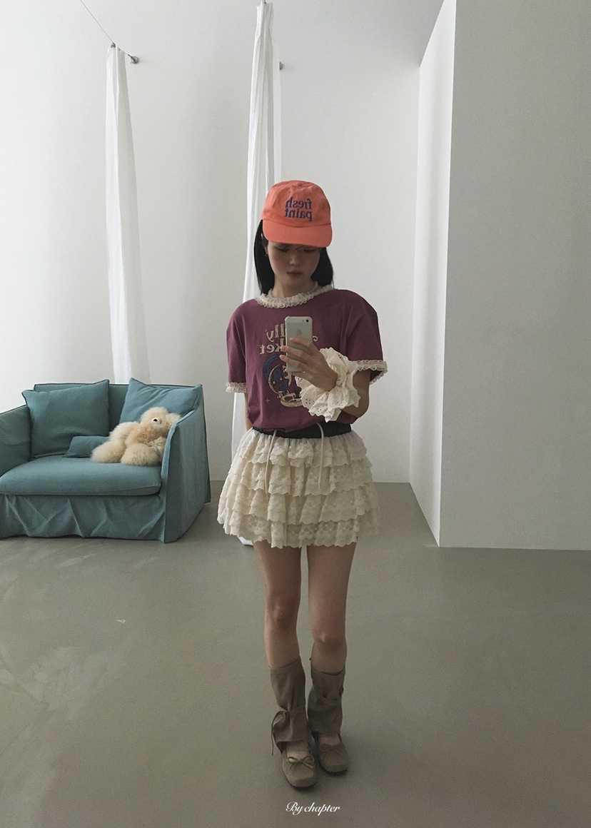 BY CHAPTER韓國東大門代購女士新品人氣時尚26夏季T恤口袋BY ChapterT恤