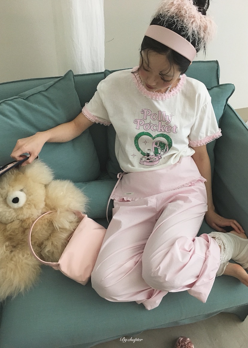 BY CHAPTER韓國東大門代購女士新品人氣時尚26夏季T恤口袋BY ChapterT恤