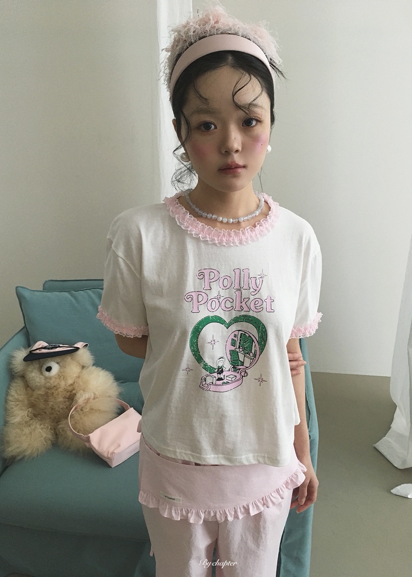 BY CHAPTER韓國東大門代購女士新品人氣時尚26夏季T恤口袋BY ChapterT恤圖色1