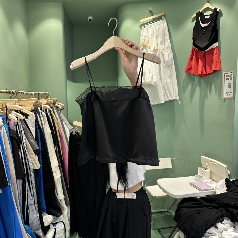 ROMANTIC NEWYORK韓國直郵女士新品熱賣推薦吊帶背心蕾絲ROMANTIC NEWYORK吊帶/背心圖色4