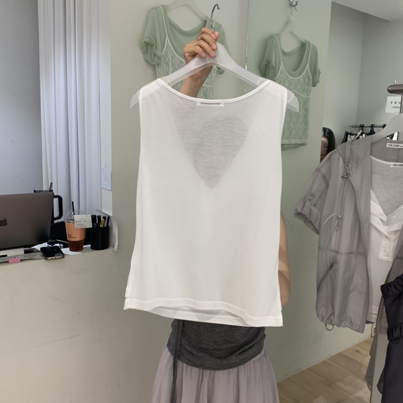 AUBE韓國直郵實拍女裝新品26夏季時尚推薦休閑熱賣吊帶背心AUBE吊帶/背心