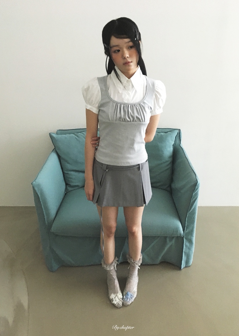 BY CHAPTER韓國直郵女士新款休閑熱賣時尚26夏季襯衫蕾絲衫BY Chapter襯衫/蕾絲衫