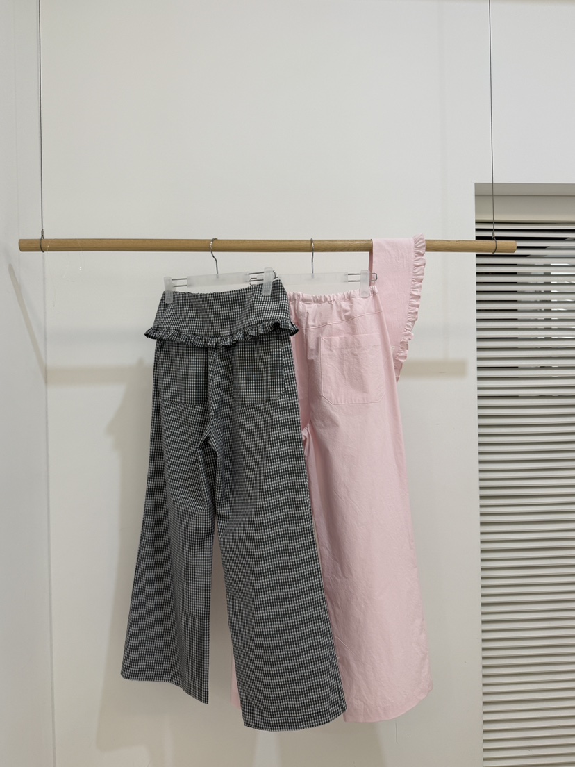 BY CHAPTER韓國東大門直郵女士新品熱賣休閑休閑褲含腰帶BY Chapter休閑褲