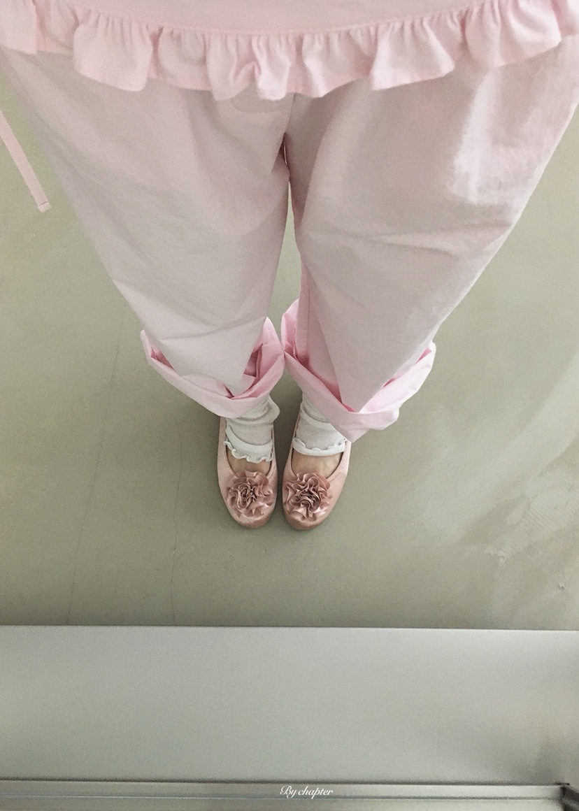 BY CHAPTER韓國東大門直郵女士新品熱賣休閑休閑褲含腰帶BY Chapter休閑褲
