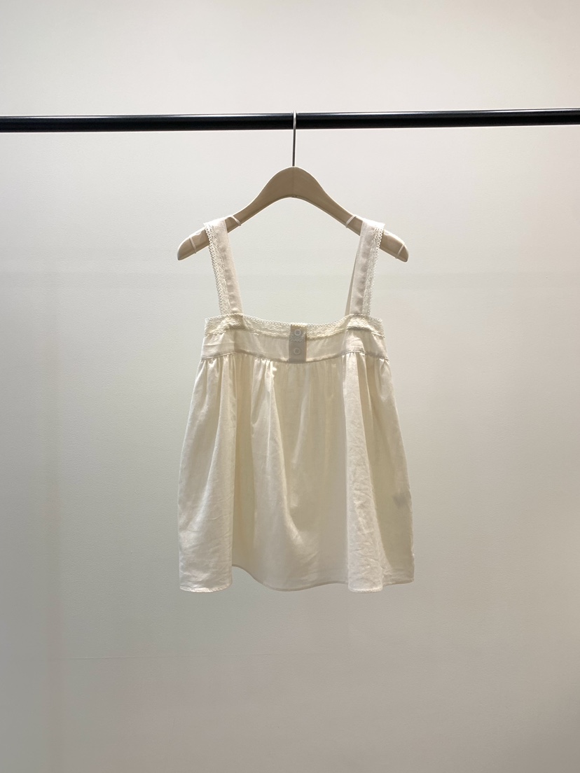KNOCK韓國直郵實拍女士新品26夏季推薦時尚休閑吊帶背心蕾絲KNOCK吊帶/背心圖色2