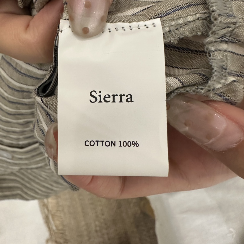 SIERRA韓國直郵女裝新款熱賣休閑26夏季時尚人氣襯衫蕾絲衫SIERRA襯衫/蕾絲衫