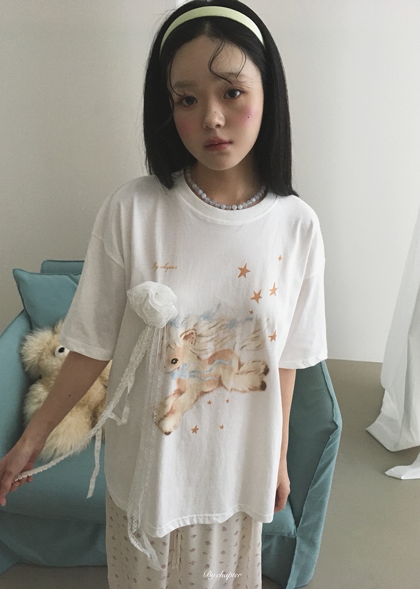 BY CHAPTER韓國東大門代購女裝新品人氣熱賣時尚推薦T恤BY ChapterT恤圖色4