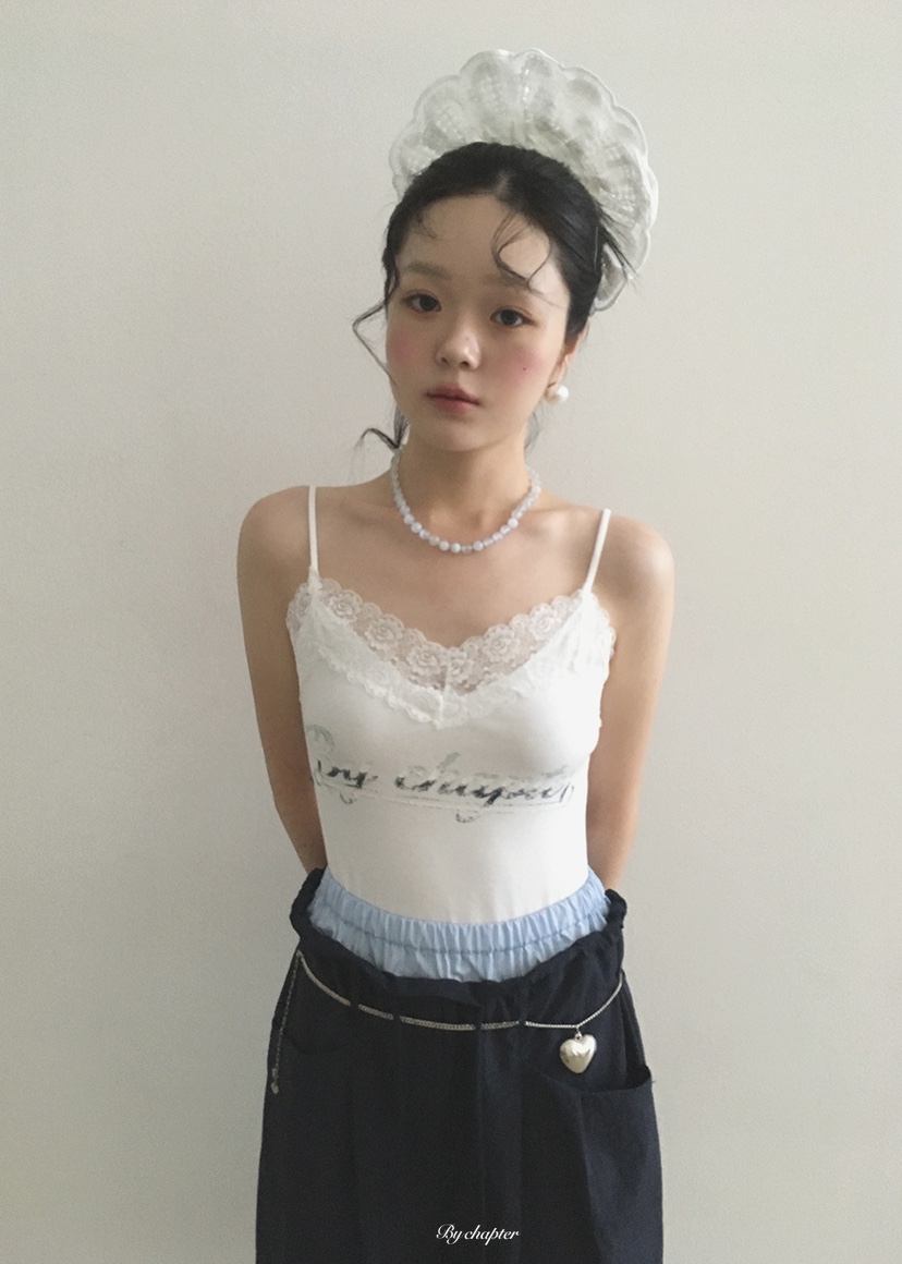 BY CHAPTER韓國東大門代購女士新品時尚推薦吊帶背心無袖BY Chapter吊帶/背心