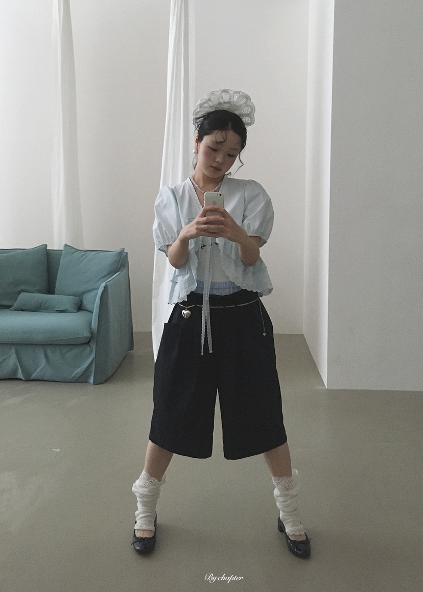 BY CHAPTER韓國直郵實拍女士新品熱賣推薦26夏季短褲不含BY Chapter短褲