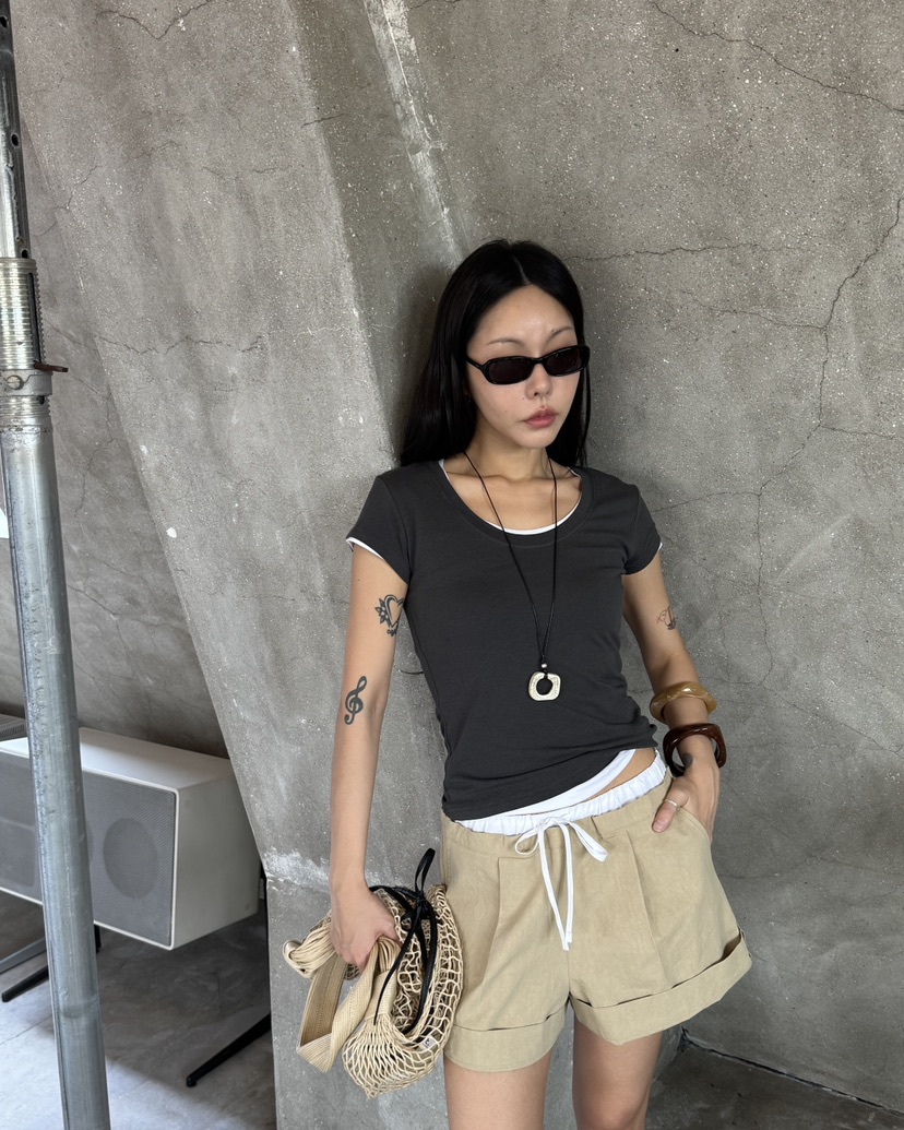 LIMLIMLIM韓國直郵女士新款26夏季人氣時尚推薦休閑熱賣T恤LIM LIM LIMT恤