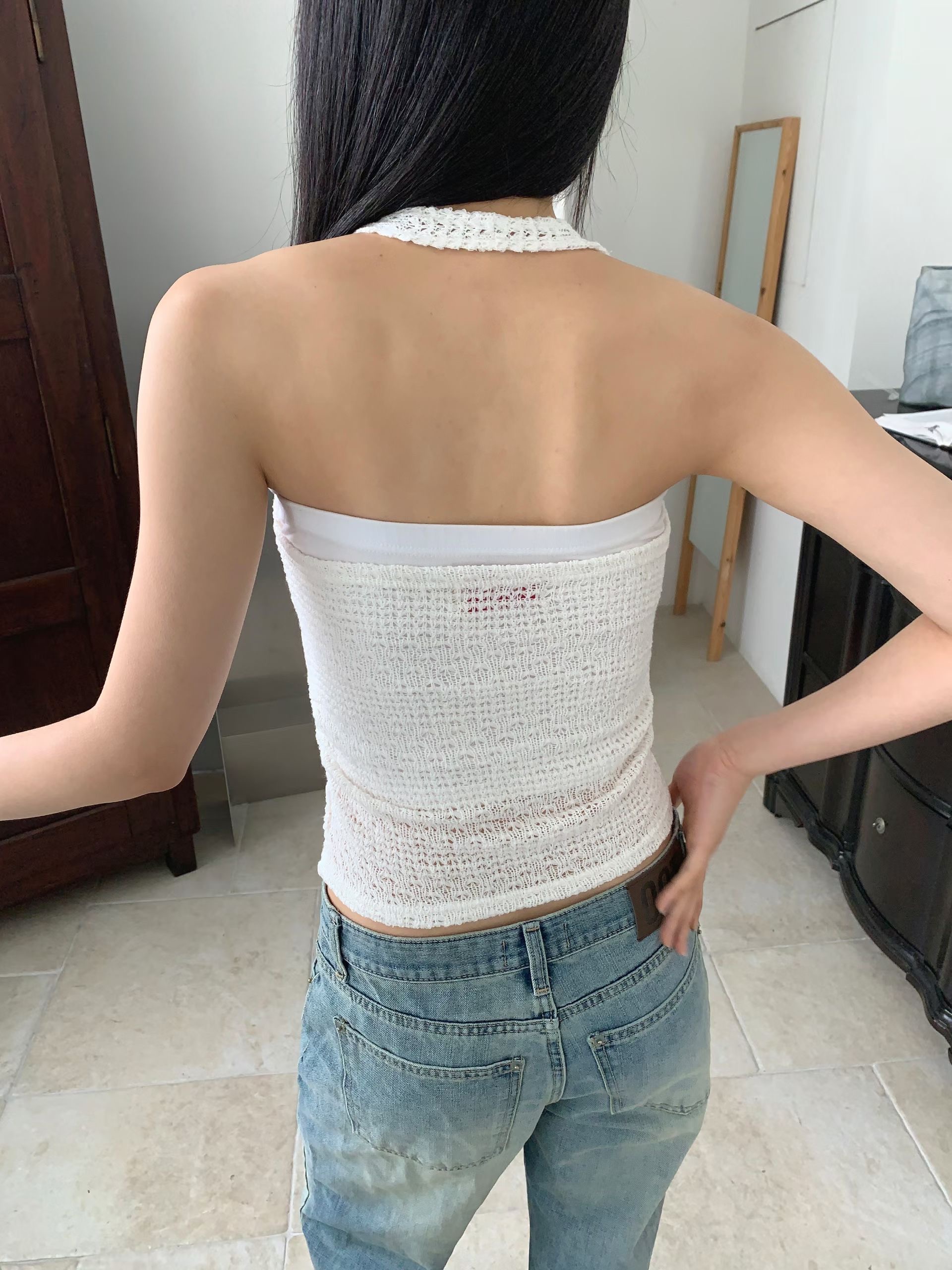 CRACKER韓國代購女士新品休閑熱賣人氣26夏季吊帶背心不含內搭CRACKER_吊帶/背心