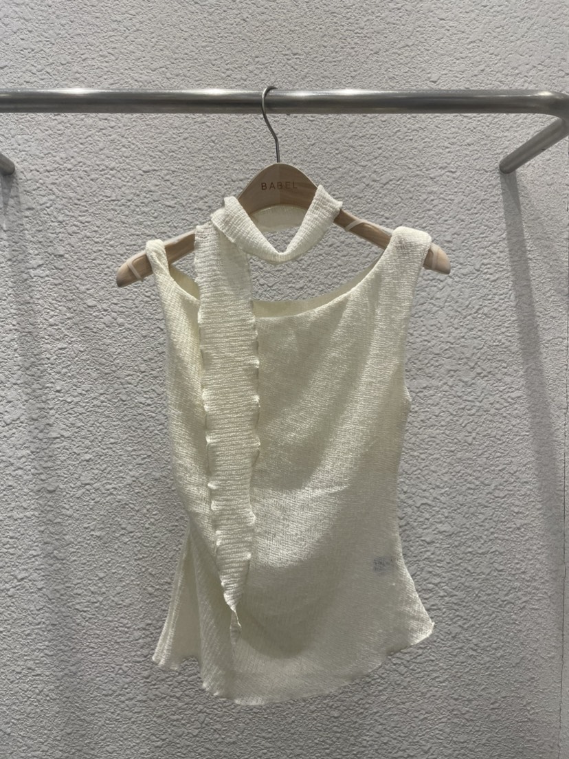 BABEL韓國直郵女裝新款休閑熱賣26夏季吊帶背心含脖帶圍巾無袖BABEL吊帶/背心圖色2