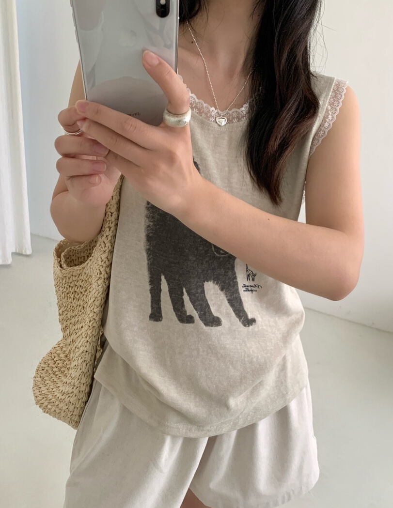 OLA韓國直郵女士新款休閑推薦時尚人氣熱賣26夏季吊帶背心mellor/OLA吊帶/背心