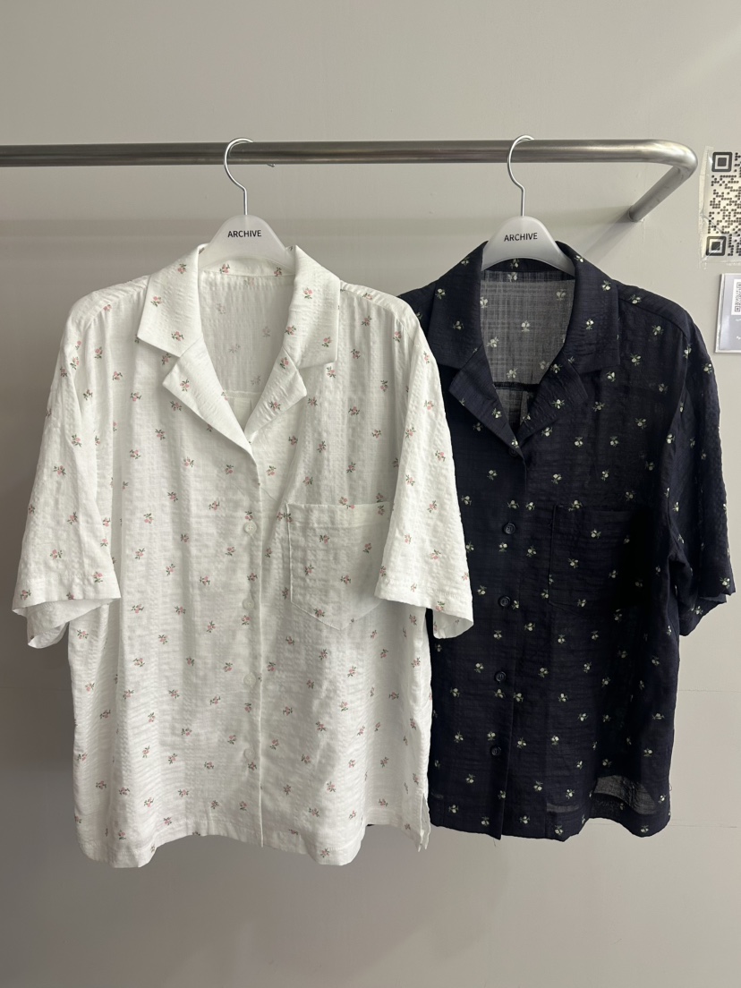 ARCHIVE-P韓國直郵女裝新品推薦熱賣26夏季人氣襯衫蕾絲衫ARCHIVE-P襯衫/蕾絲衫