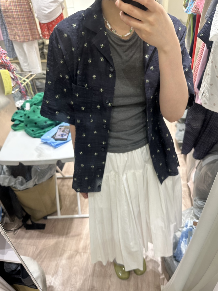 ARCHIVE-P韓國直郵女裝新品推薦熱賣26夏季人氣襯衫蕾絲衫ARCHIVE-P襯衫/蕾絲衫