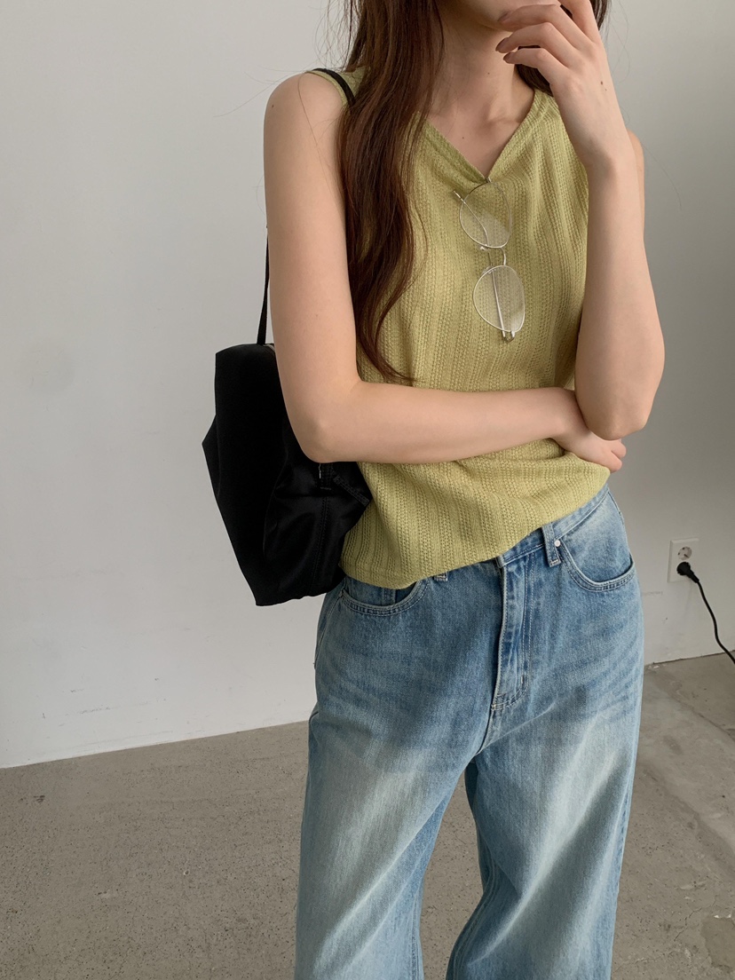 EOMPIT韓國直郵實拍女裝新款26夏季休閑熱賣人氣吊帶背心EOMPIT吊帶/背心